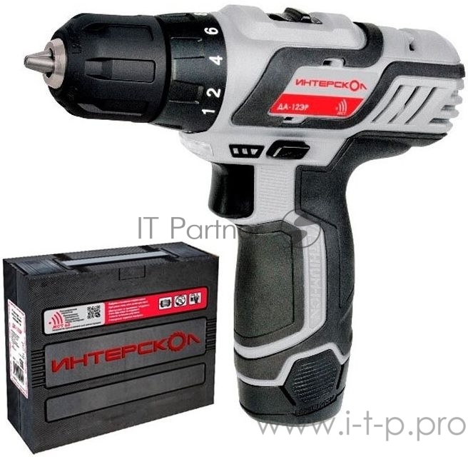 Дрель-шуруповерт Интерскол ДА-12ЭР ПРОМО аккум. патрон:быстрозажимной