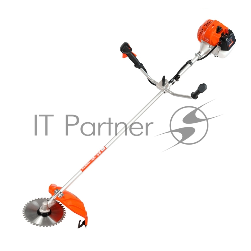 Электро и Бензокосы, Триммеры Бензотриммер PATRIOT PT 555 (1+1) 250106230 {раб. объем 52сс, 3.0 л.с., в комплекте полуавтоматическая катушка Comfort с быстрой заправкой, 3-х лопастной и 40-зубовый диск - диам.диска 25.5см, леска