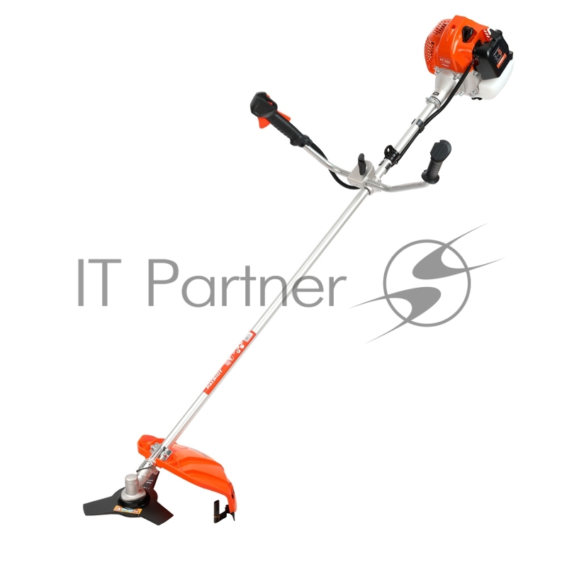 Электро и Бензокосы, Триммеры Бензотриммер PATRIOT PT 555 (1+1) 250106230 {раб. объем 52сс, 3.0 л.с., в комплекте полуавтоматическая катушка Comfort с быстрой заправкой, 3-х лопастной и 40-зубовый диск - диам.диска 25.5см, леска