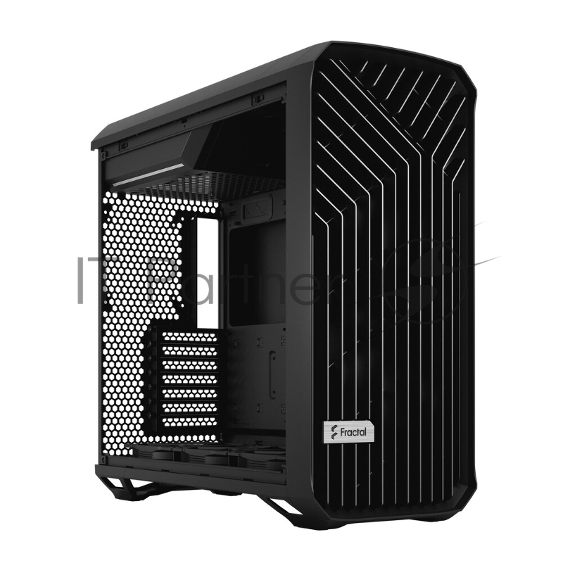 Корпус Fractal Design Torrent Black Solid / E-ATX, 2x3.5, 4x2.5, 7xPCI, 1xUSB-C, 2xUSB3.0 / 2x180mm, 3x140mm fans inc. / FD-C-TOR1A-05
