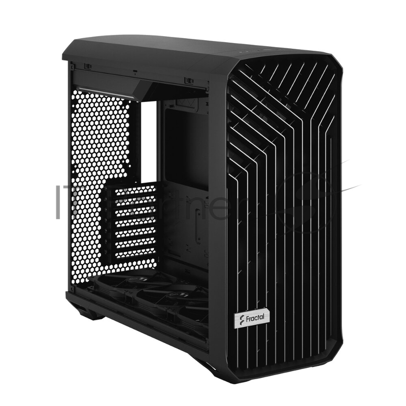Корпус Fractal Design Torrent Black Solid / E-ATX, 2x3.5, 4x2.5, 7xPCI, 1xUSB-C, 2xUSB3.0 / 2x180mm, 3x140mm fans inc. / FD-C-TOR1A-05