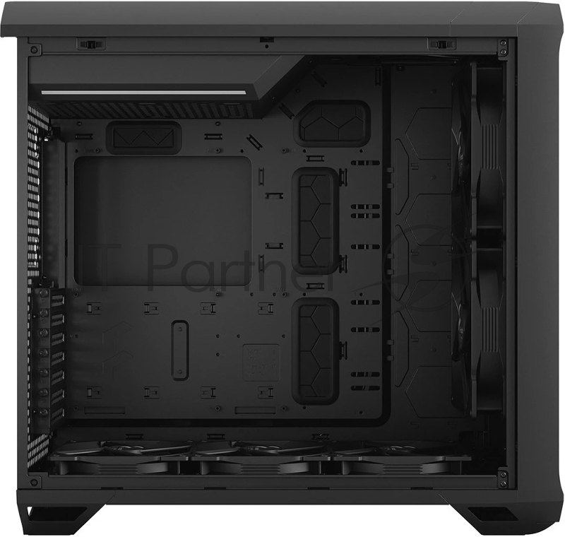 Корпус Fractal Design Torrent Black Solid / E-ATX, 2x3.5, 4x2.5, 7xPCI, 1xUSB-C, 2xUSB3.0 / 2x180mm, 3x140mm fans inc. / FD-C-TOR1A-05