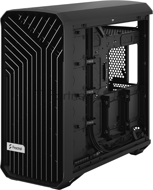 Корпус Fractal Design Torrent Black Solid / E-ATX, 2x3.5, 4x2.5, 7xPCI, 1xUSB-C, 2xUSB3.0 / 2x180mm, 3x140mm fans inc. / FD-C-TOR1A-05