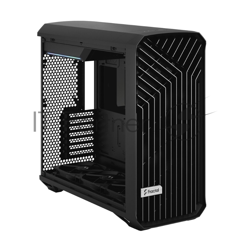 Корпус Fractal Design Torrent Black TG Dark Tint / E-ATX, TG, 2x3.5, 4x2.5, 7xPCI, 1xUSB-C, 2xUSB3.0 / 2x180mm, 3x140mm fans inc. / FD-C-TOR1A-06