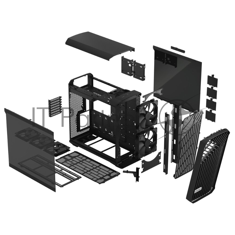 Корпус Fractal Design Torrent Black TG Dark Tint / E-ATX, TG, 2x3.5, 4x2.5, 7xPCI, 1xUSB-C, 2xUSB3.0 / 2x180mm, 3x140mm fans inc. / FD-C-TOR1A-06