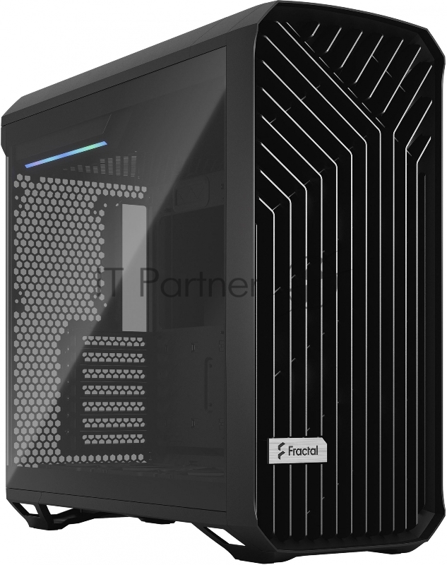 Корпус Fractal Design Torrent Black TG Light Tint / E-ATX, TG, 2x3.5, 4x2.5, 7xPCI, 1xUSB-C, 2xUSB3.0 / 2x180mm, 3x140mm fans inc. / FD-C-TOR1A-01