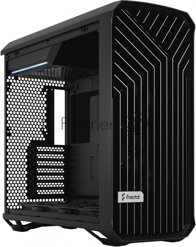 Корпус Fractal Design Torrent Black TG Light Tint / E-ATX, TG, 2x3.5, 4x2.5, 7xPCI, 1xUSB-C, 2xUSB3.0 / 2x180mm, 3x140mm fans inc. / FD-C-TOR1A-01