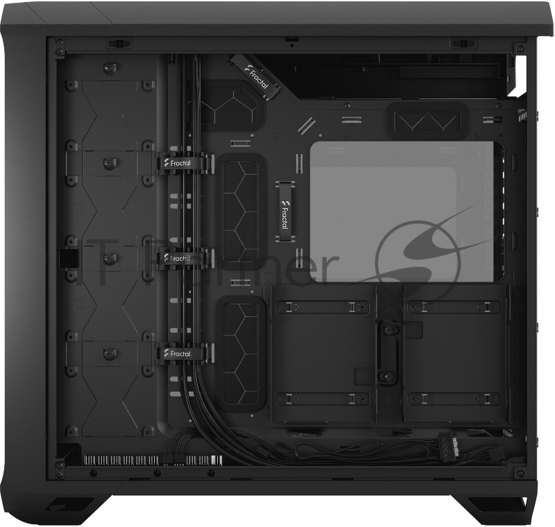Корпус Fractal Design Torrent Black TG Light Tint / E-ATX, TG, 2x3.5, 4x2.5, 7xPCI, 1xUSB-C, 2xUSB3.0 / 2x180mm, 3x140mm fans inc. / FD-C-TOR1A-01