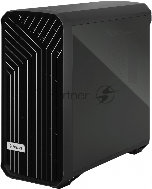 Корпус Fractal Design Torrent Black TG Light Tint / E-ATX, TG, 2x3.5, 4x2.5, 7xPCI, 1xUSB-C, 2xUSB3.0 / 2x180mm, 3x140mm fans inc. / FD-C-TOR1A-01