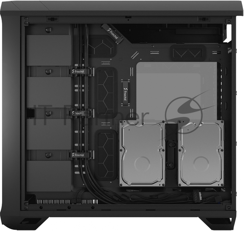 Корпус Fractal Design Torrent Black TG Light Tint / E-ATX, TG, 2x3.5, 4x2.5, 7xPCI, 1xUSB-C, 2xUSB3.0 / 2x180mm, 3x140mm fans inc. / FD-C-TOR1A-01