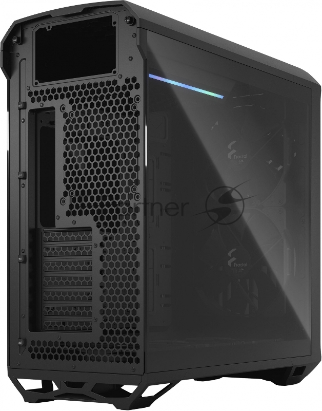 Корпус Fractal Design Torrent Black TG Light Tint / E-ATX, TG, 2x3.5, 4x2.5, 7xPCI, 1xUSB-C, 2xUSB3.0 / 2x180mm, 3x140mm fans inc. / FD-C-TOR1A-01