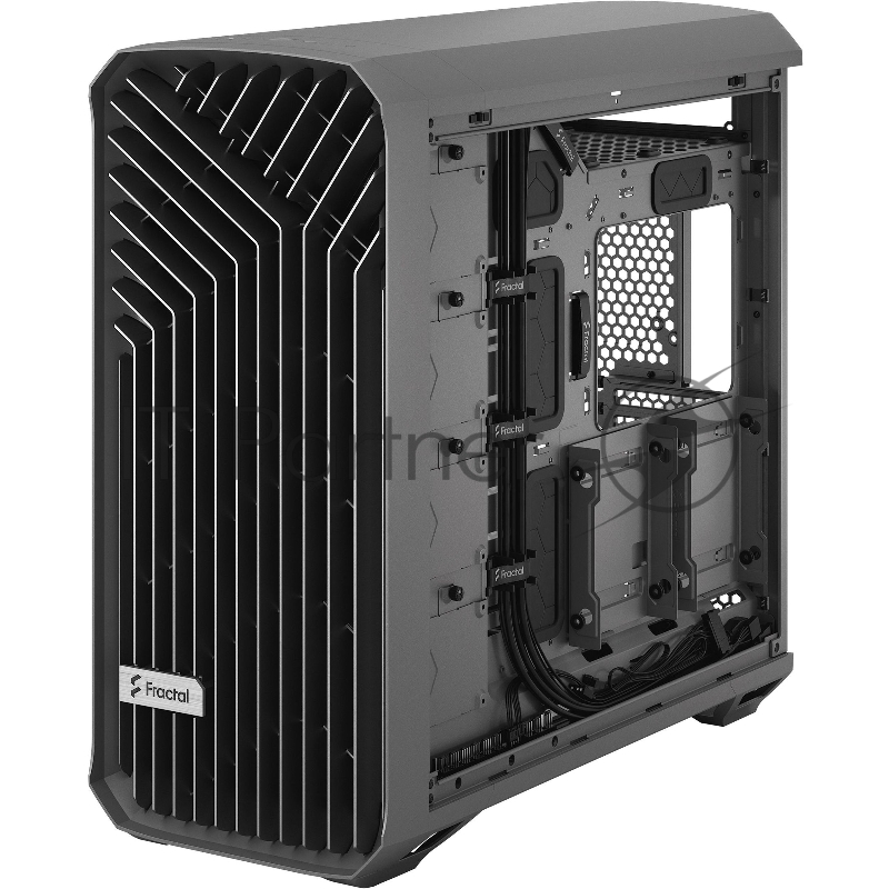 Корпус Fractal Design Torrent Gray TG Light Tint / E-ATX, TG, 2x3.5, 4x2.5, 7xPCI, 1xUSB-C, 2xUSB3.0 / 2x180mm, 3x140mm fans inc. / FD-C-TOR1A-02