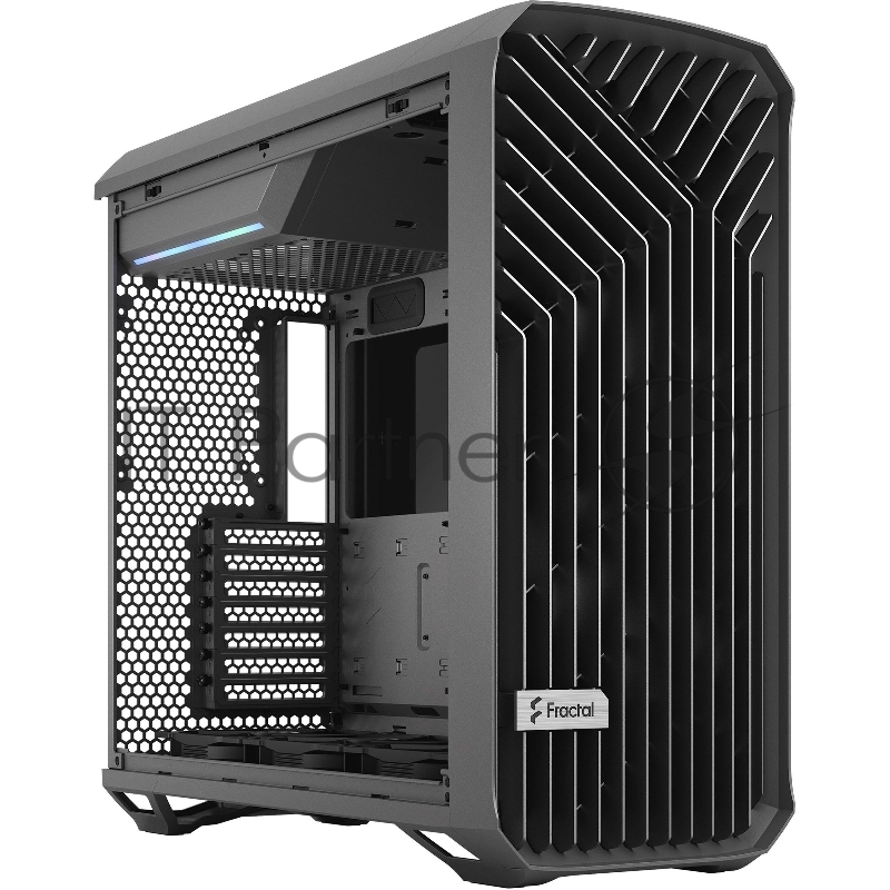 Корпус Fractal Design Torrent Gray TG Light Tint / E-ATX, TG, 2x3.5, 4x2.5, 7xPCI, 1xUSB-C, 2xUSB3.0 / 2x180mm, 3x140mm fans inc. / FD-C-TOR1A-02