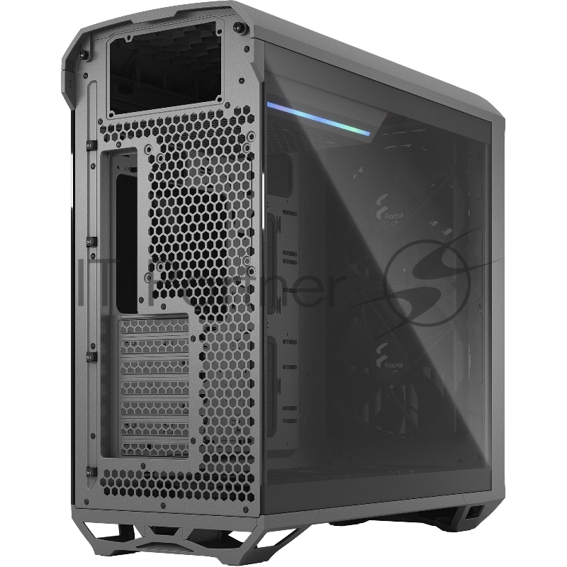 Корпус Fractal Design Torrent Gray TG Light Tint / E-ATX, TG, 2x3.5, 4x2.5, 7xPCI, 1xUSB-C, 2xUSB3.0 / 2x180mm, 3x140mm fans inc. / FD-C-TOR1A-02