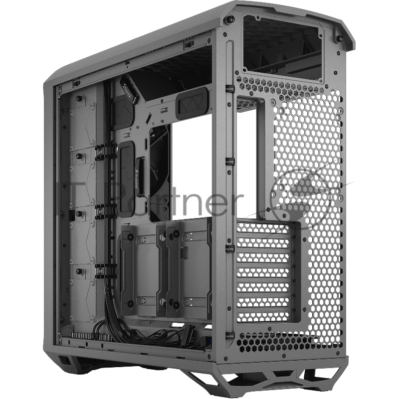 Корпус Fractal Design Torrent Gray TG Light Tint / E-ATX, TG, 2x3.5, 4x2.5, 7xPCI, 1xUSB-C, 2xUSB3.0 / 2x180mm, 3x140mm fans inc. / FD-C-TOR1A-02