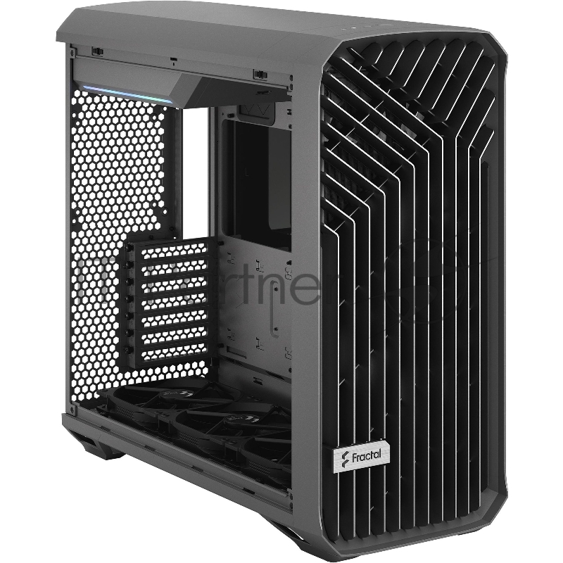 Корпус Fractal Design Torrent Gray TG Light Tint / E-ATX, TG, 2x3.5, 4x2.5, 7xPCI, 1xUSB-C, 2xUSB3.0 / 2x180mm, 3x140mm fans inc. / FD-C-TOR1A-02