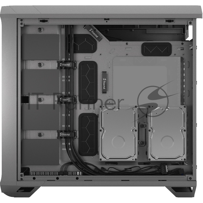 Корпус Fractal Design Torrent Gray TG Light Tint / E-ATX, TG, 2x3.5, 4x2.5, 7xPCI, 1xUSB-C, 2xUSB3.0 / 2x180mm, 3x140mm fans inc. / FD-C-TOR1A-02