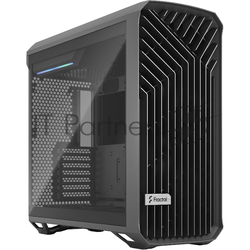 Корпус Fractal Design Torrent Gray TG Light Tint / E-ATX, TG, 2x3.5, 4x2.5, 7xPCI, 1xUSB-C, 2xUSB3.0 / 2x180mm, 3x140mm fans inc. / FD-C-TOR1A-02