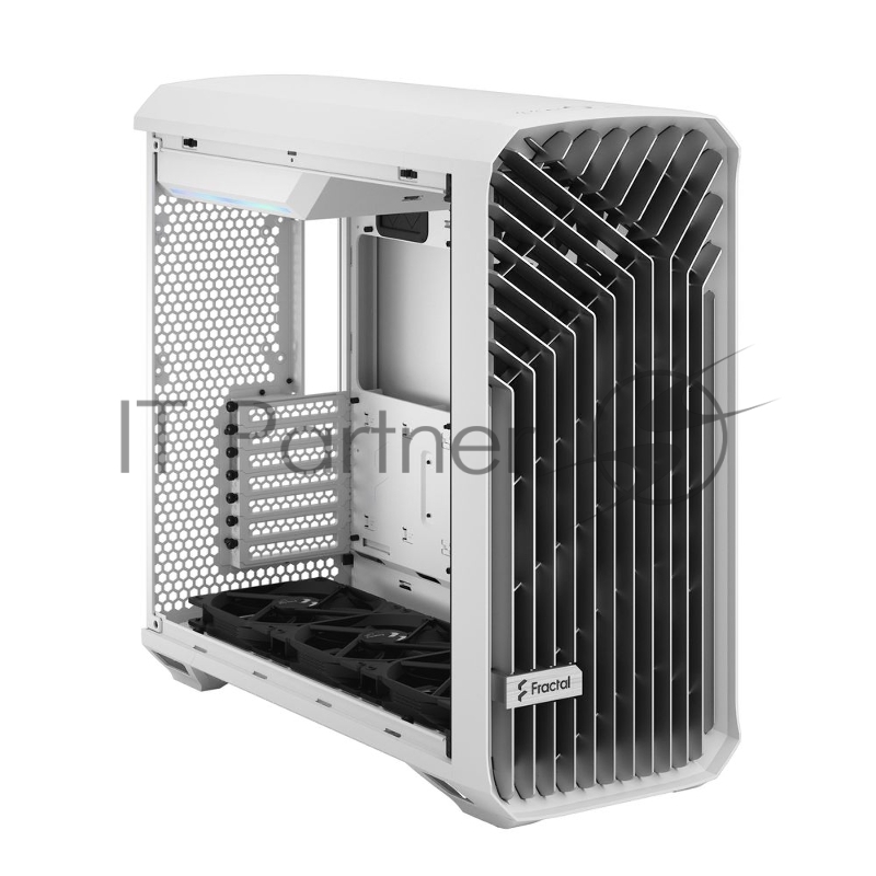 Корпус Fractal Design Torrent White TG Clear Tint / E-ATX, TG, 2x3.5, 4x2.5, 7xPCI, 1xUSB-C, 2xUSB3.0 / 2x180mm, 3x140mm fans inc. / FD-C-TOR1A-03