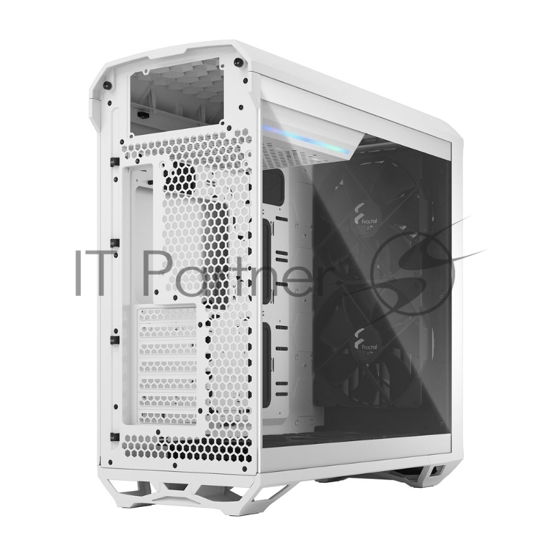 Корпус Fractal Design Torrent White TG Clear Tint / E-ATX, TG, 2x3.5, 4x2.5, 7xPCI, 1xUSB-C, 2xUSB3.0 / 2x180mm, 3x140mm fans inc. / FD-C-TOR1A-03