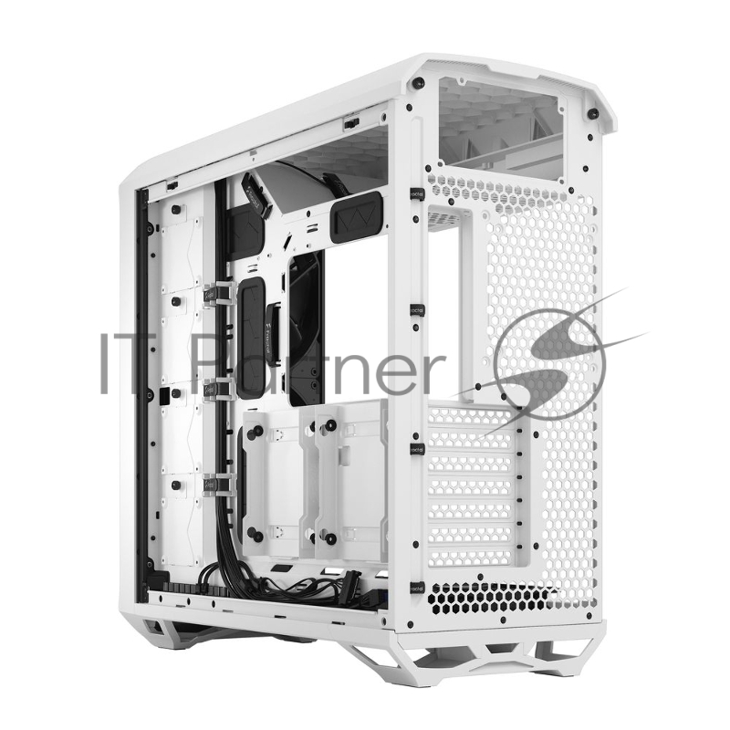 Корпус Fractal Design Torrent White TG Clear Tint / E-ATX, TG, 2x3.5, 4x2.5, 7xPCI, 1xUSB-C, 2xUSB3.0 / 2x180mm, 3x140mm fans inc. / FD-C-TOR1A-03