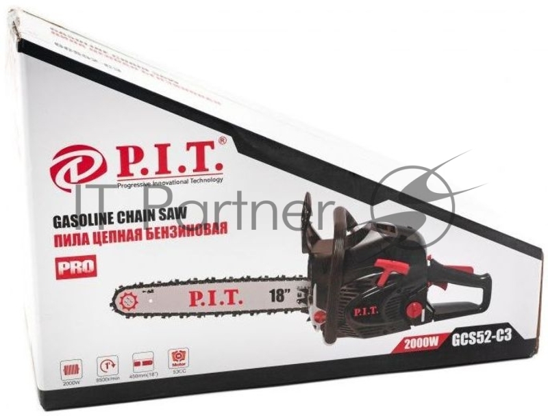 Бензопила P.I.T. GCS52-C3 2.7л.с. дл.шины:18 (45cm)