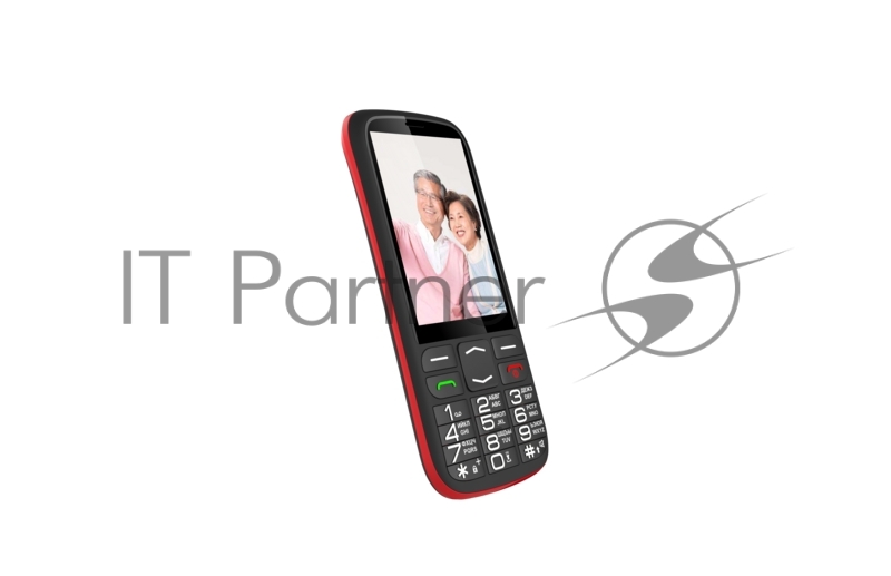 Мобильный телефон teXet TM-B409 черный-красный