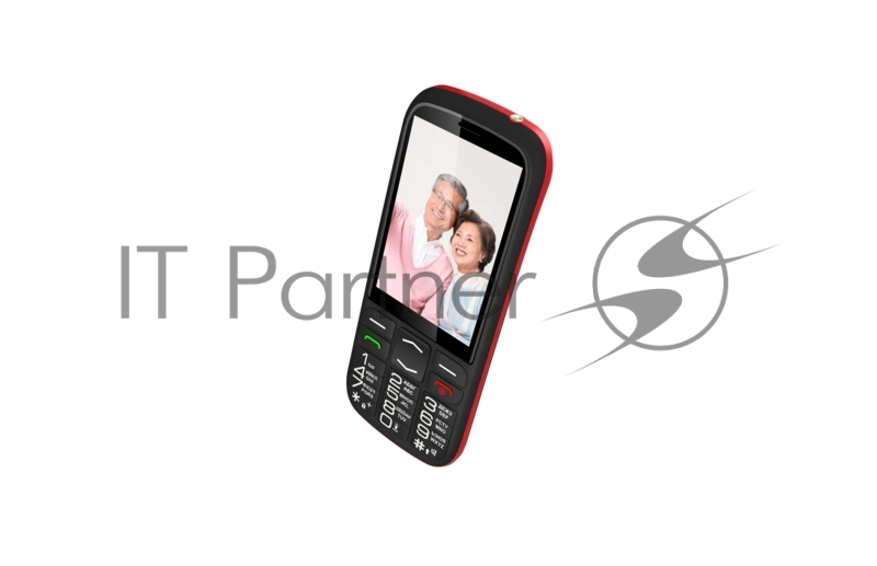 Мобильный телефон teXet TM-B409 черный-красный