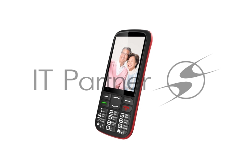 Мобильный телефон teXet TM-B409 черный-красный