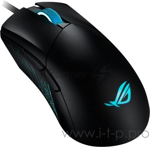 Игровая мышь ASUS ROG Gladius III (RGB LED, 6 кнопок, 19000 dpi, black, USB, 90MP0270-BMUA00)