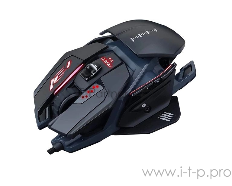 Игровая мышь чёрная Mad Catz R.A.T. PRO S3 (PMW3330, Omron, USB, 8 кнопок, 16000 dpi, RGB подсветка)