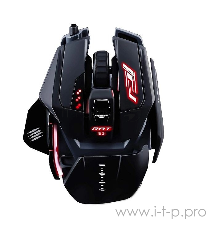 Игровая мышь чёрная Mad Catz R.A.T. PRO S3 (PMW3330, Omron, USB, 8 кнопок, 16000 dpi, RGB подсветка)