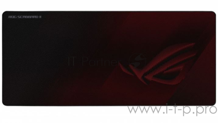 Игровой коврик для мыши ASUS ROG Scabbard II (900 x 400 x 3 mm, резина, тканый материал, cиликон, 90MP00S0-B0UA00)