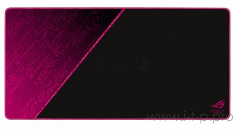 Игровой коврик для мыши ASUS ROG Sheath Electro Punk (900 x 440 x 3 mm, каучук, нетканый материал, cиликон, 90MP01Z0-BPUA00)