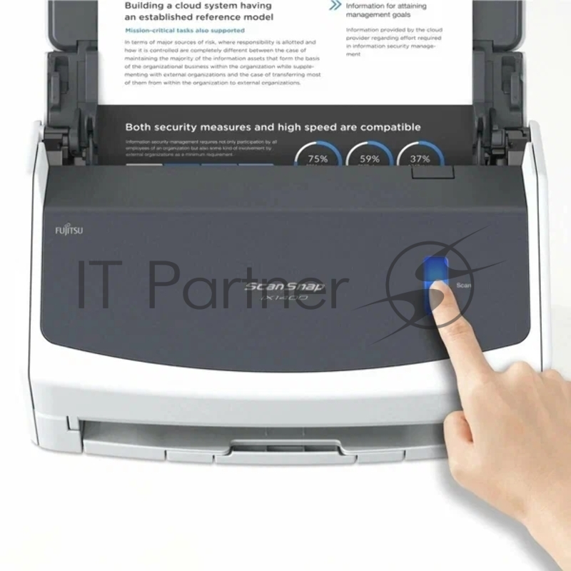 Документ сканер ScanSnap iX1400 А4, двухсторонний, 40 стр/мин, автопод. 50 листов, USB 3.2
