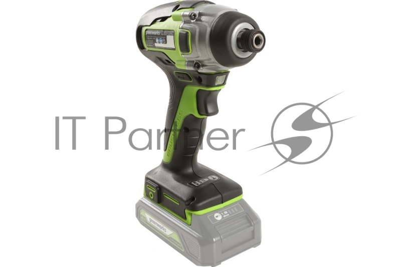 Винтоверт ударный аккумуляторный GreenWorks GD24ID3, 24V, бесщеточный, без АКБ и ЗУ (3802807)