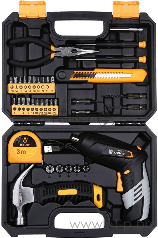 Отвертка аккум. Deko DKS4FU-Li аккум. (кейс в комплекте) (063-4152)