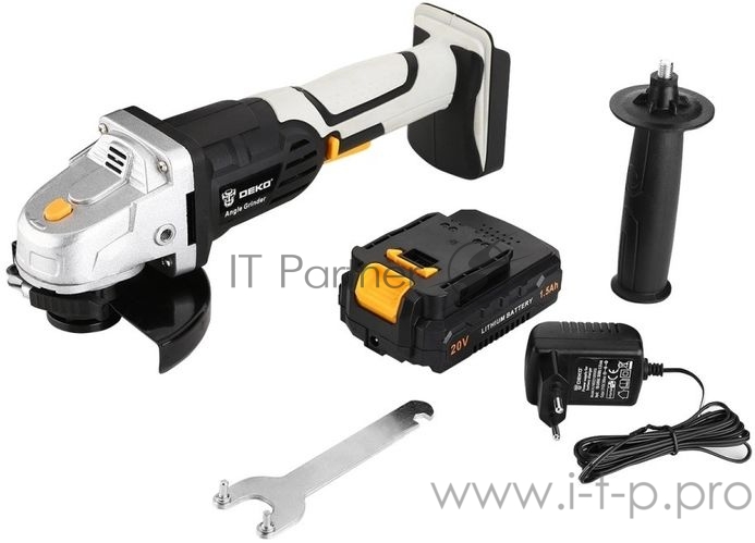 Углошлифовальная машина Deko DKAG20-125 8500об/мин рез.шпин.:M14 d=125мм