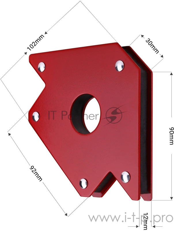 Магнитный угольник Deko DKMC2 510гр (065-0641)