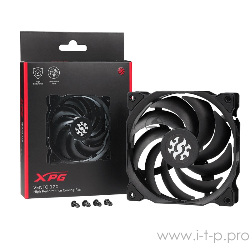 Корпусной вентилятор с ARGB 120мм Cooler XPG VENTO120ARGB-BKCWW