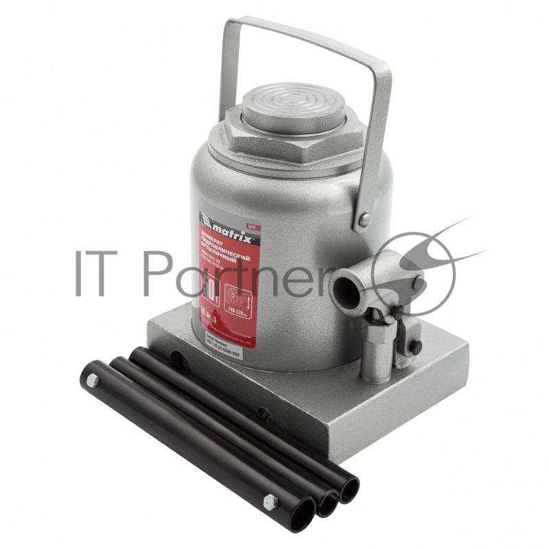 Домкрат MATRIX 50737 бутылочный 50т h подъема 236–356мм