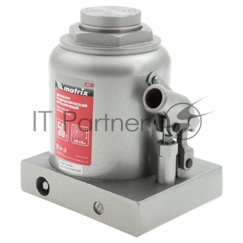 Домкрат MATRIX 50737 бутылочный 50т h подъема 236–356мм