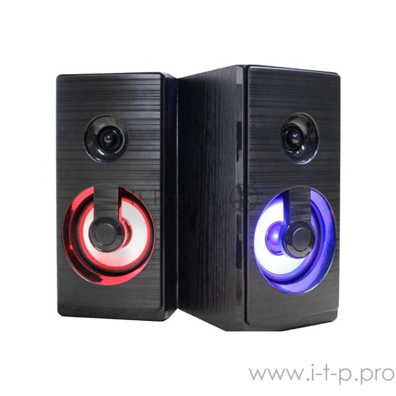Игровые колонки HIPER H-TK3 Burny 2.0 (RGB подсветка, 2 х 3 Вт, USB, Jack 3,5 мм)