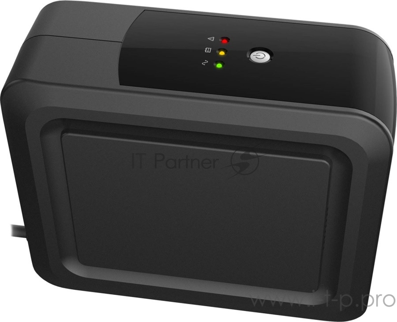 ИБП HIPER OFFICE-400, 400ВА(240Вт), 3 розетки Schuko, USB-порт, чёрный