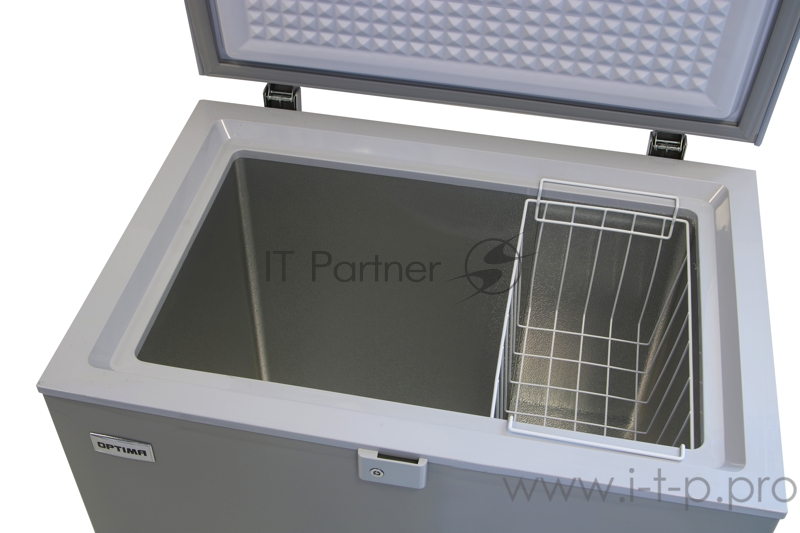 Морозильный ларь OPTIMA BD-155GLG (КОМПРЕССОР TOSHIBA, от +10 до -24С, 152л, серый, 1 корзина, замок)