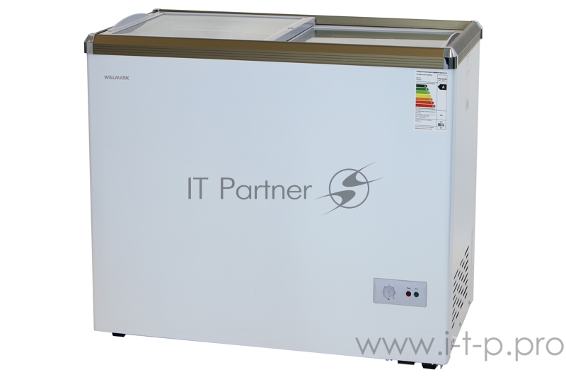 Морозильный ларь WILLMARK FSL-250X-3 (230л., до -24С, стекл. дверь, 2 корз., замок, белый)