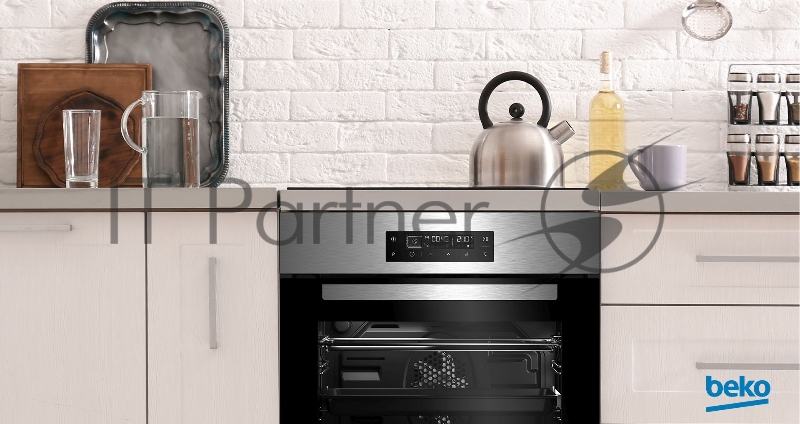 Духовой шкаф Электрический Beko BIR22400XMS черный/нержавеющая сталь