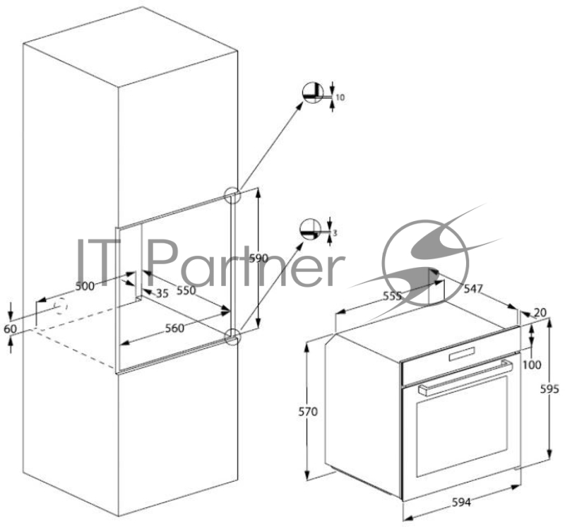 Духовой шкаф Электрический Beko BIR22400XMS черный/нержавеющая сталь