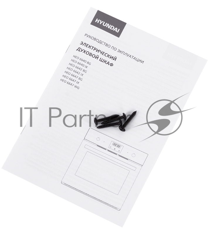 Духовой шкаф Электрический Hyundai HEO 6642 BG черный