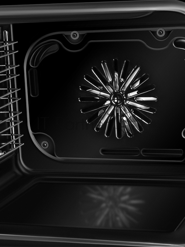 Духовой шкаф Электрический Hyundai HEO 6642 BG черный